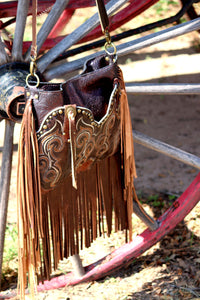 Chocolate Boot Purse