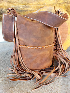 Tri Cowhide Shoulder Bag