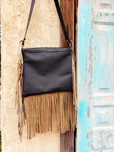 Load image into Gallery viewer, Black Croc Crossbody