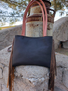 Spotted Roan Rainbow Aztec Shoulder Bag