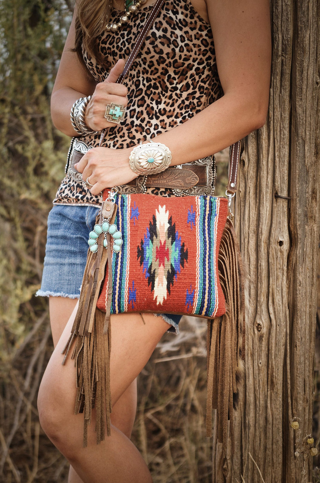 Rust Saddleblanket Crossbody