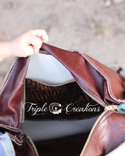 Load image into Gallery viewer, Spotted Cowhide Diaper Bag or Large Tote