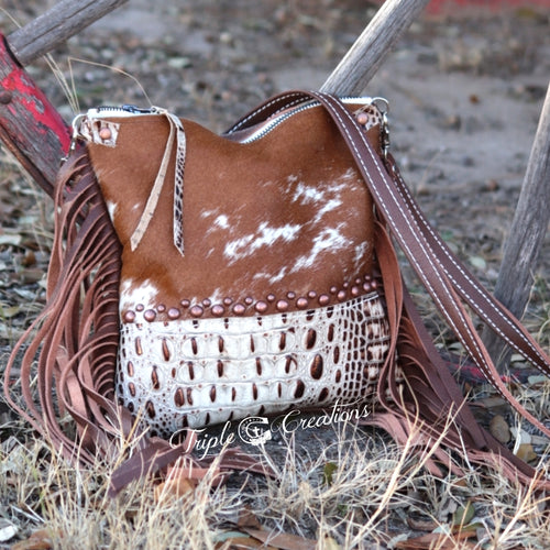 Cowhide Crossbody