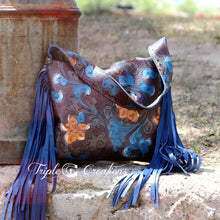 Load image into Gallery viewer, Copper Cowhide Shoulder Bag