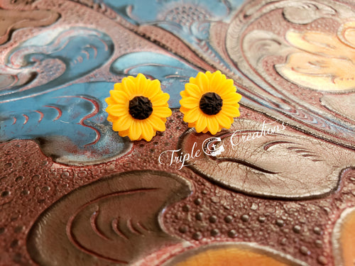 Sunflower Studs