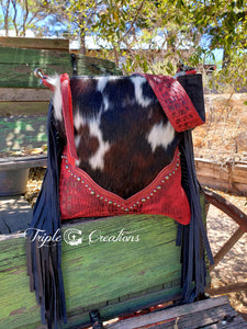 Classic Cowhide Red Gator