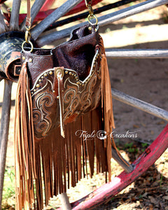 Chocolate Boot Purse