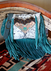 Salt & Pepper Flap Crossbody