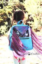 Load image into Gallery viewer, Rainbow Leopard Backpack