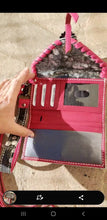 Load image into Gallery viewer, Silver Acid Wash &amp; Pink Wallet