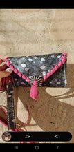Load image into Gallery viewer, Silver Acid Wash &amp; Pink Wallet